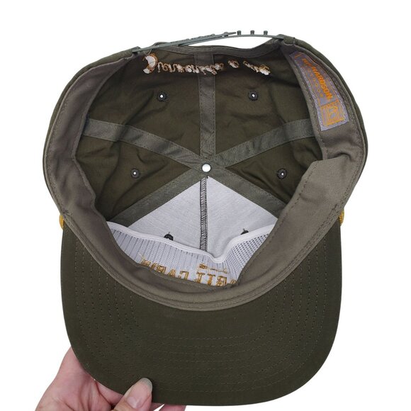 Carhartt Cabin Hat Richardson Green Yellow Bienvenido a casa Snapback Adjustable - Picture 8 of 10